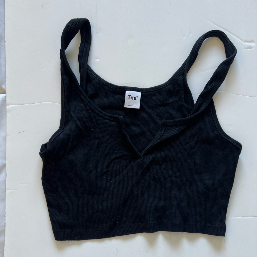 aritzia cropped tank top